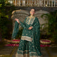 Amita Singh (@amitasinghh) VANI - Green Organza Sharara Set