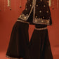 SARGAM - Velvet Brown Sharara Set