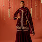 DHUN - Velvet Maroon Sharara Set