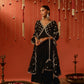 Anmol Bhatia in MUKHDA - Velvet Black Anarkali Set