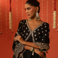 Anmol Bhatia in MUKHDA - Velvet Black Anarkali Set