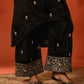 RAAG - Velvet Black Straight Suit Set