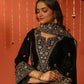 RAAG - Velvet Black Straight Suit Set