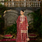 SIYAH - Rust Organza Sharara Set