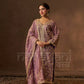RAINA - Antique Mauve Tissue-Organza Suit Set