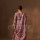 RAINA - Antique Mauve Tissue-Organza Suit Set