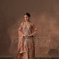 NOORIN - Rustic Orange Tissue-Organza Suit Set