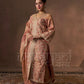 NOORIN - Rustic Orange Tissue-Organza Suit Set