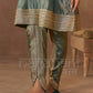ZIA - Sage Blue Tissue-Organza Anarkali Set