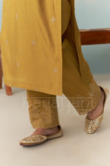 Sana Makbul (@divasana) SERA - Mustard Gold Chanderi Suit Set