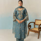 LAYA - Teal Blue Chanderi Suit Set