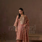 ADAA - Rustic Orange Tissue-Organza Suit Set