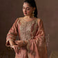 ADAA - Rustic Orange Tissue-Organza Suit Set