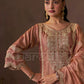 ADAA - Rustic Orange Tissue-Organza Suit Set