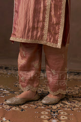 ADAA - Rustic Orange Tissue-Organza Suit Set