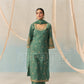 REYA - Emerald Green Chanderi Suit Set