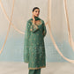 REYA - Emerald Green Chanderi Suit Set
