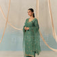 REYA - Emerald Green Chanderi Suit Set