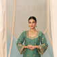 REYA - Emerald Green Chanderi Suit Set