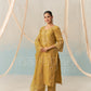 VERA - Mustard Gold Chanderi Suit Set