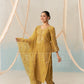 VERA - Mustard Gold Chanderi Suit Set