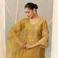 VERA - Mustard Gold Chanderi Suit Set