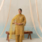 AYLA - Mustard Gold Chanderi Suit Set