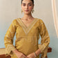 AYLA - Mustard Gold Chanderi Suit Set