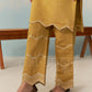 AYLA - Mustard Gold Chanderi Suit Set