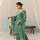 KAIRA - Emerald Green Chanderi Suit Set