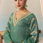 KAIRA - Emerald Green Chanderi Suit Set