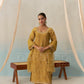 LIYA - Mustard Gold Chanderi Suit Set