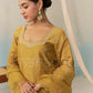LIYA - Mustard Gold Chanderi Suit Set