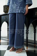 SAPPHIRE - Dusty Blue Embroidered Co-ord Set