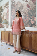 SORBET - Soft Pink embroidered co-ord set