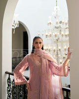 RANGRELI - Mauve Blush Farshi Salwar Suit Set