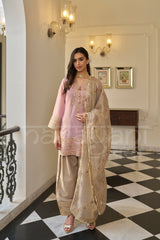 JHUMRI -Mauve Blush Farshi Salwar Suit Set
