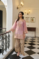 JHUMRI -Mauve Blush Farshi Salwar Suit Set