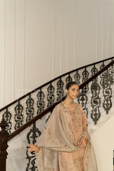 CHAMKILI - Antique Orange Farshi Salwar Suit Set