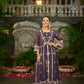 RIDDHI - Purple Organza Anarkali Set