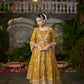TIYA - Yellow Organza Anarkali Set