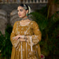 TIYA - Yellow Organza Anarkali Set