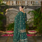 VANI - Green Organza Sharara Set