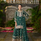 VANI - Green Organza Sharara Set
