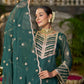 VANI - Green Organza Sharara Set