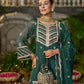 VANI - Green Organza Sharara Set