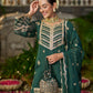 VANI - Green Organza Sharara Set