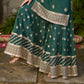 VANI - Green Organza Sharara Set