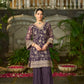 NAYAB - Purple Organza Farsi Salwar Set