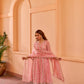 Sitara - Pink Organza Anarkali Set.